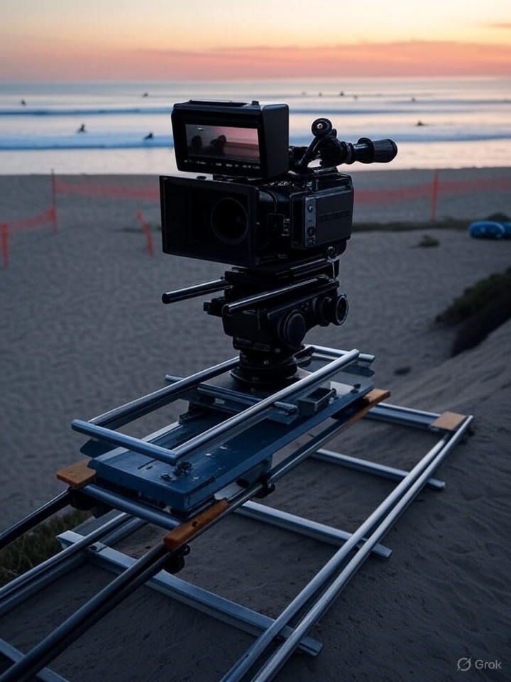 Brad Pitt Films Beach Scene for Cliff Booth Sequel in Huntington Beach